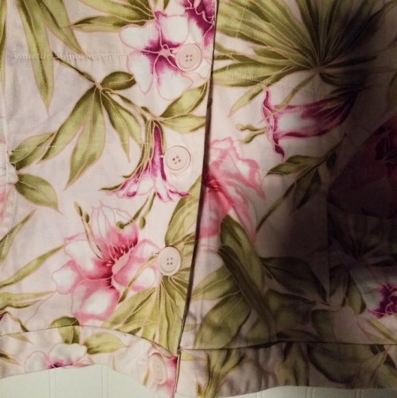 Jamaica Bay PL LS Floral Summer Jacket, Like new - Picture 4 of 8